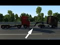 Towing a Volvo FH16 8x4 to a service station. Traffic. ETS2 v1.43