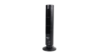 Pratinjau video produk TaffHOME Kipas Angin USB Tower Leafless Ultra Quite - YK-1208