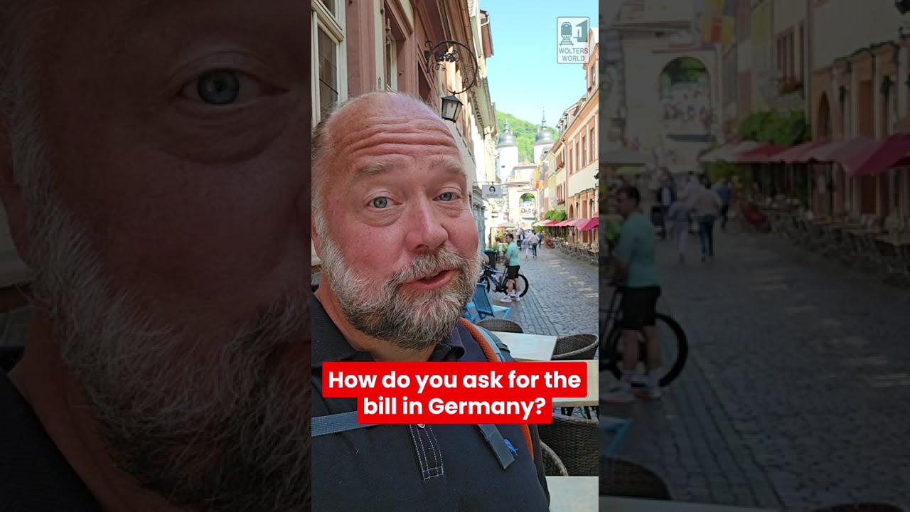 How do you ask for the bill in Germany? Die Rechnung, Bitte!
