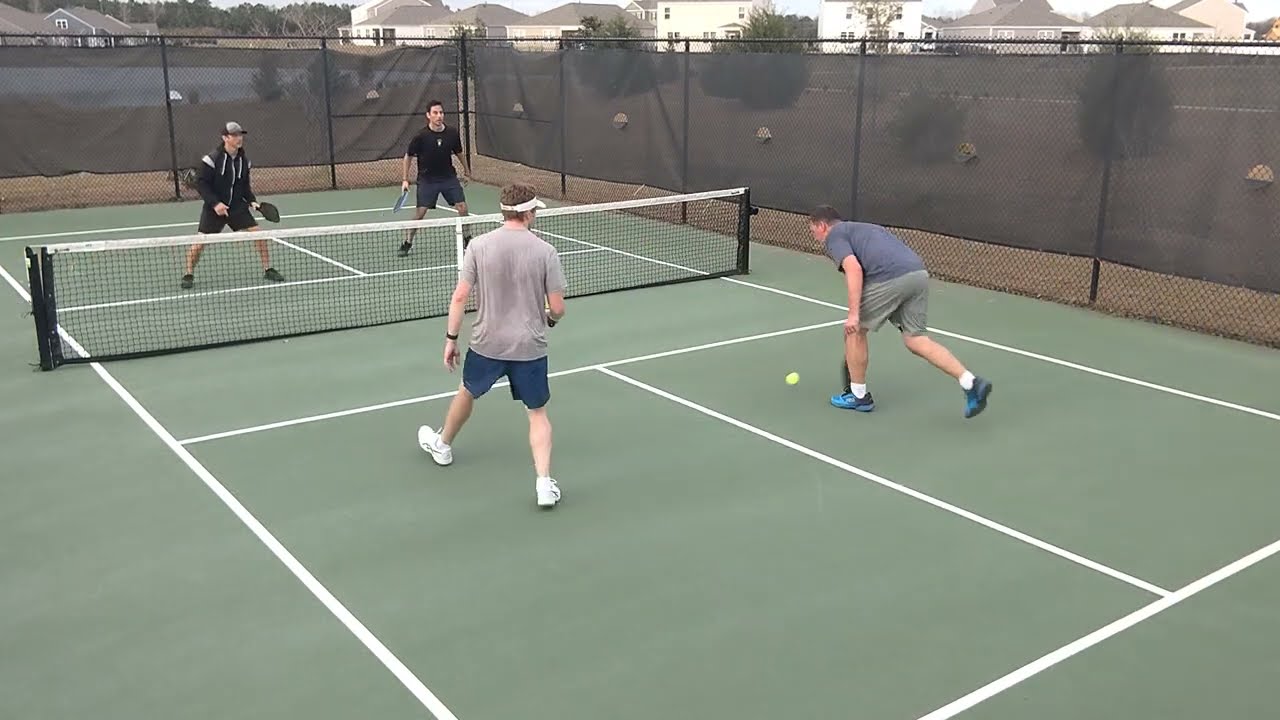 ALL FOREHAND AND NO BACKHAND! 4.0 Pickleball Game at Berkshire in Myrtle Beach, SC