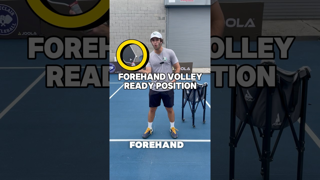 The position of your arm in the ready position makes all the difference 👍 #shorts #pickleball