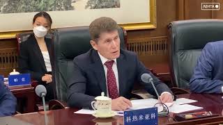 Олег Кожемяко провел встречу с главным государственным ветеринарным врачом КНР