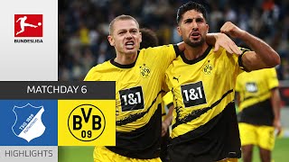 TSG Hoffenheim — Borussia Dortmund 1-3 | Highlights | Matchday 6 – Bundesliga 2023/24