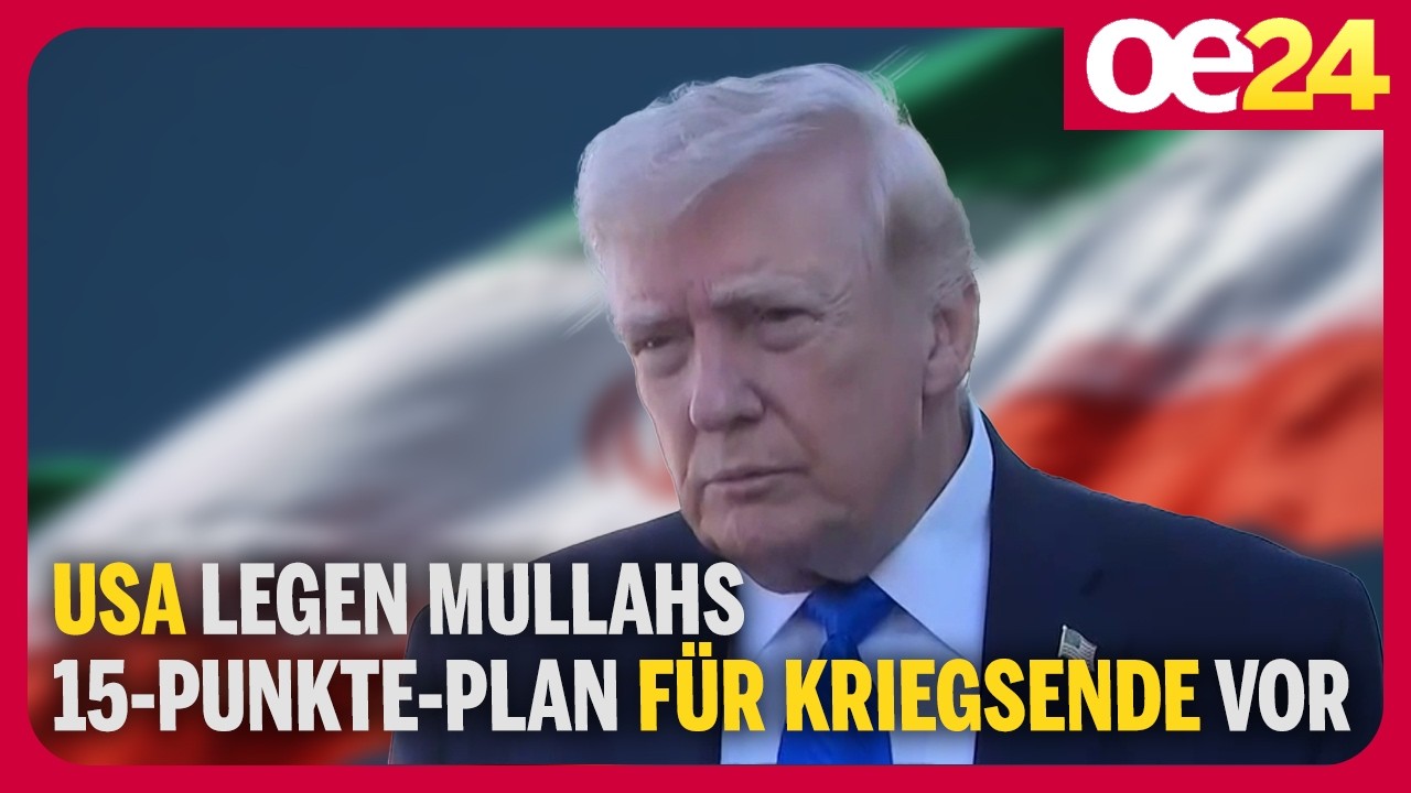 USA legen Mullahs 15-Punkte-Plan für Kriegsende vor
