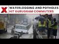 Gurugram Waterlogging: Potholes Near Kapashera Border Trouble Commuters | NewsX
