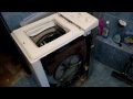 Снятие крышки стиральной машинки Zanussi
