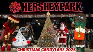 Hersheypark Christmas Candylane 2025 Walkthrough (5 Million Lights) Hershey PA