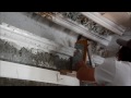 Plastering Running Cornice in Situ 1880's House  Kew  2