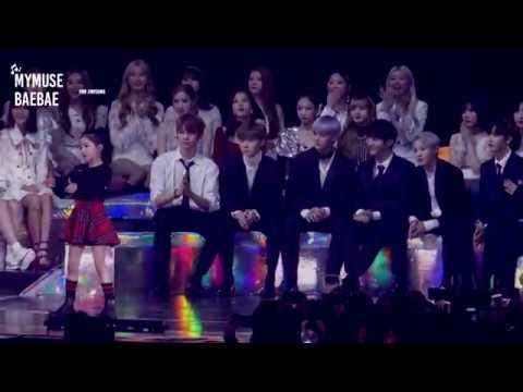 181201 MMA 멜론뮤직어워드 하은양 댄스상후보 소개 Reaction-워너원 배진영 BAEJINYOUNG Focus 직캠