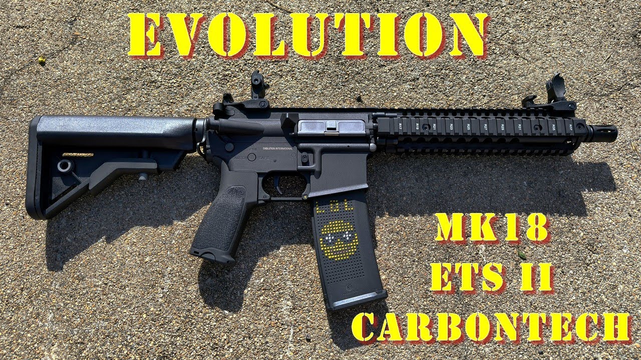 Airsoft - Evolution Mk18 Carbontech ETS II [French]