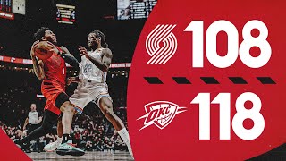 Portland Trail Blazers 108, Oklahoma City Thunder 118 | Game Highlights | January 26, 2025