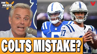 Colts making MISTAKE picking Daniel Jones over Anthony Richardson? | THE HERD NFL w/ Colin Cowherd
