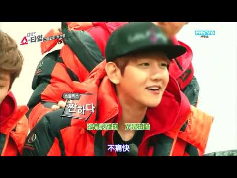 【中字】EXO's Showtime 20131226 EXO Ep5 海邊赤腳嬉鬧耍怪