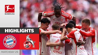 Bayern Back On Winning Track! | FC Bayern München — 1. FC Köln 2-0 | Highlights | Matchday 29