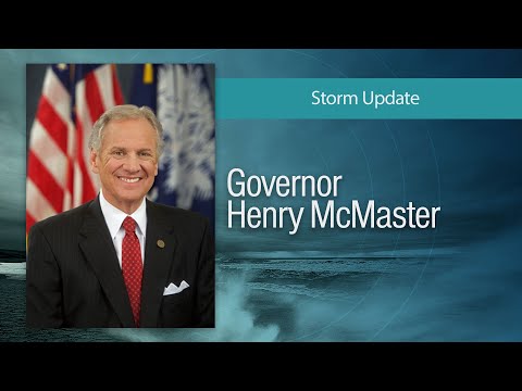 screenshot of youtube video titled Governor's Briefing on Hurricane Ian