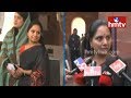 Kavitha slams Chandrababu for not cooperating to HC division