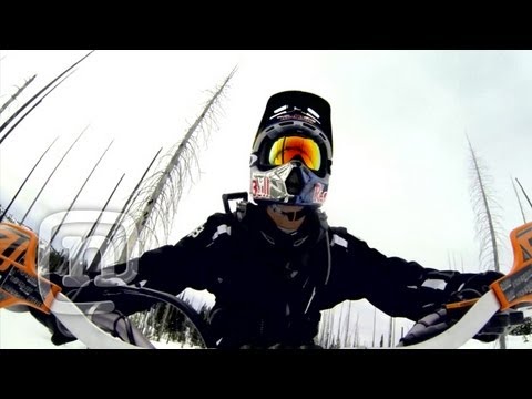Ronnie Renner Snow Biking Idaho FMX Style: Upside Down and Inside Out Ep. 8 