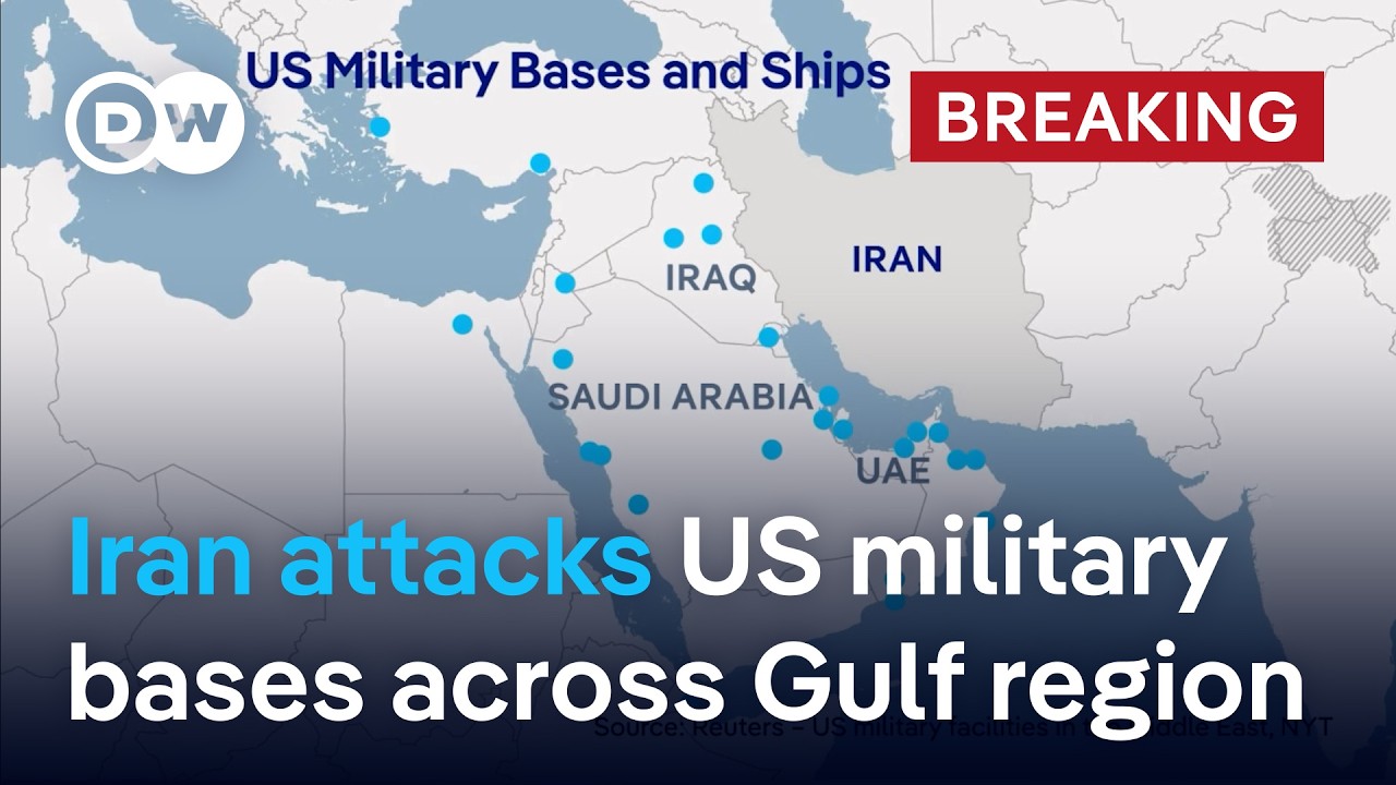 Iran retaliatory strikes on US bases in the UAE, Bahrain, Qatar, Jordan and Kuwait | DW News