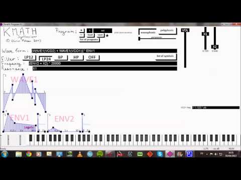 Kmath Synthesizer - Demonstration (English)