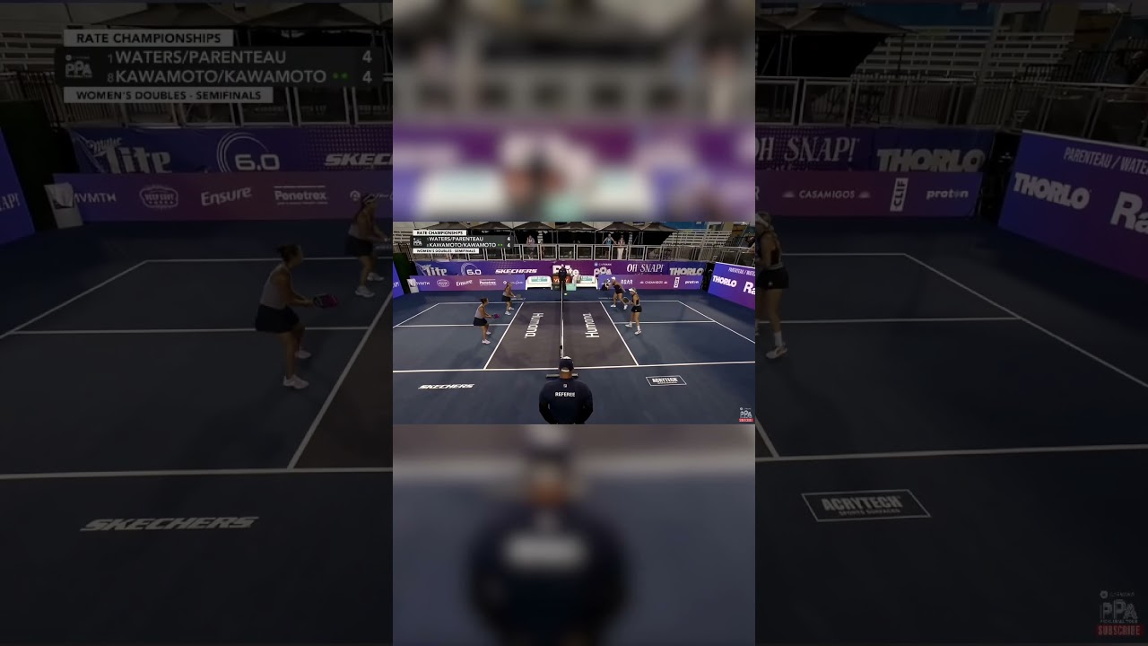 An incredible rally between Waters/Parenteau and Kawamoto/Kawamoto