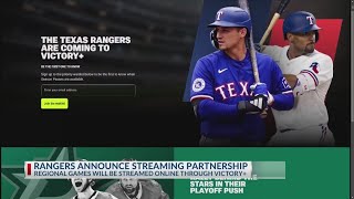 Texas Rangers announce new streaming service for upcoming season