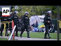 Police clear protest encampment at MIT