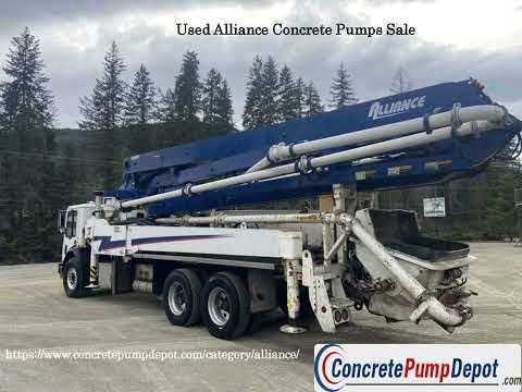 Used Alliance Concrete Pumps on Sale