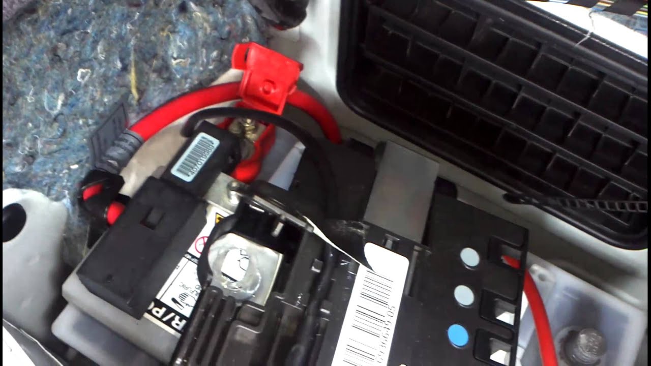 Where is the battery in a 1997 bmw 328i