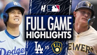 Los Angeles Dodgers vs Milwaukee Brewers - FULL GAME HIGHLIGHTS | July 7, 2025 MLB Season