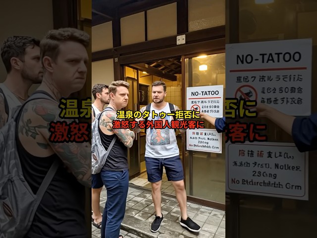 温泉のタトゥー拒否に激怒する外国人観光客に親日サモア人が放った一言