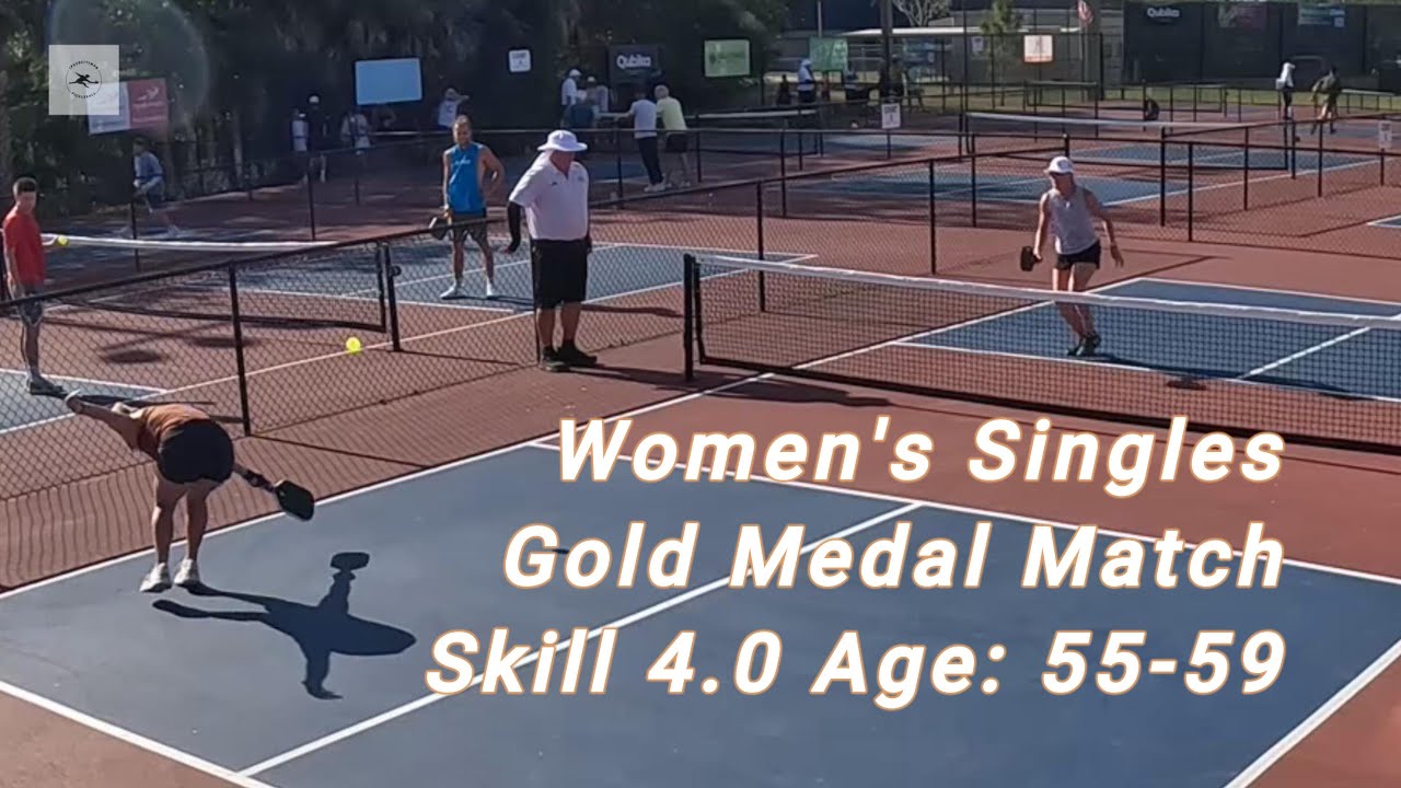 Women's Singles 4.0, 55-59 Gold Medal Pickleball Match - US OPEN 2025