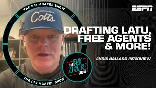Chris Ballard on drafting Laiatu Latu, working the free agent market & more! | The Pat McAfee Show