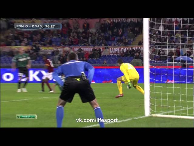 "Рома 2-2 Сассуоло" 14-й тур Serie A