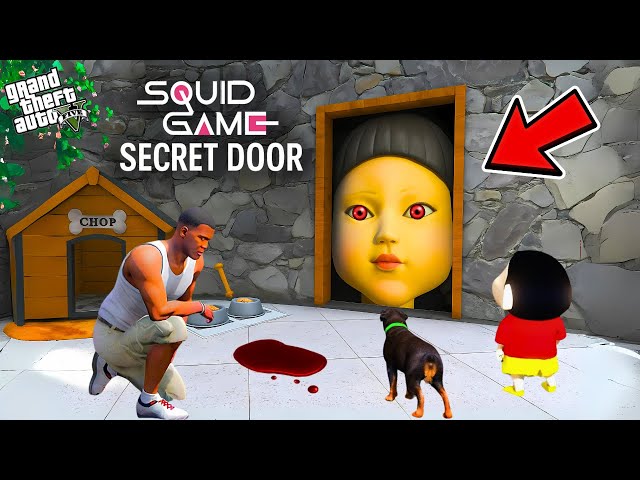 Shinchan Found SQUID GAME Secret Door in Side Franklin House in GTA 5