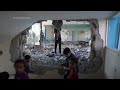 Strike kills more than 30 people at Gaza school that Israel claims was being used by Hamas  - 01:01 min - News - Video
