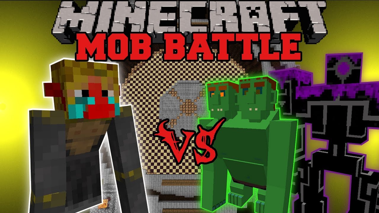 MONKING VS END OGRE & ROBO POUNDER - Minecraft Mob Battles 