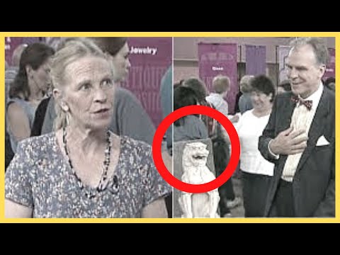 When A Woman Took This Lion Statue To Be Valued, The Appraiser Suddenly Choked Up Uncontrollably