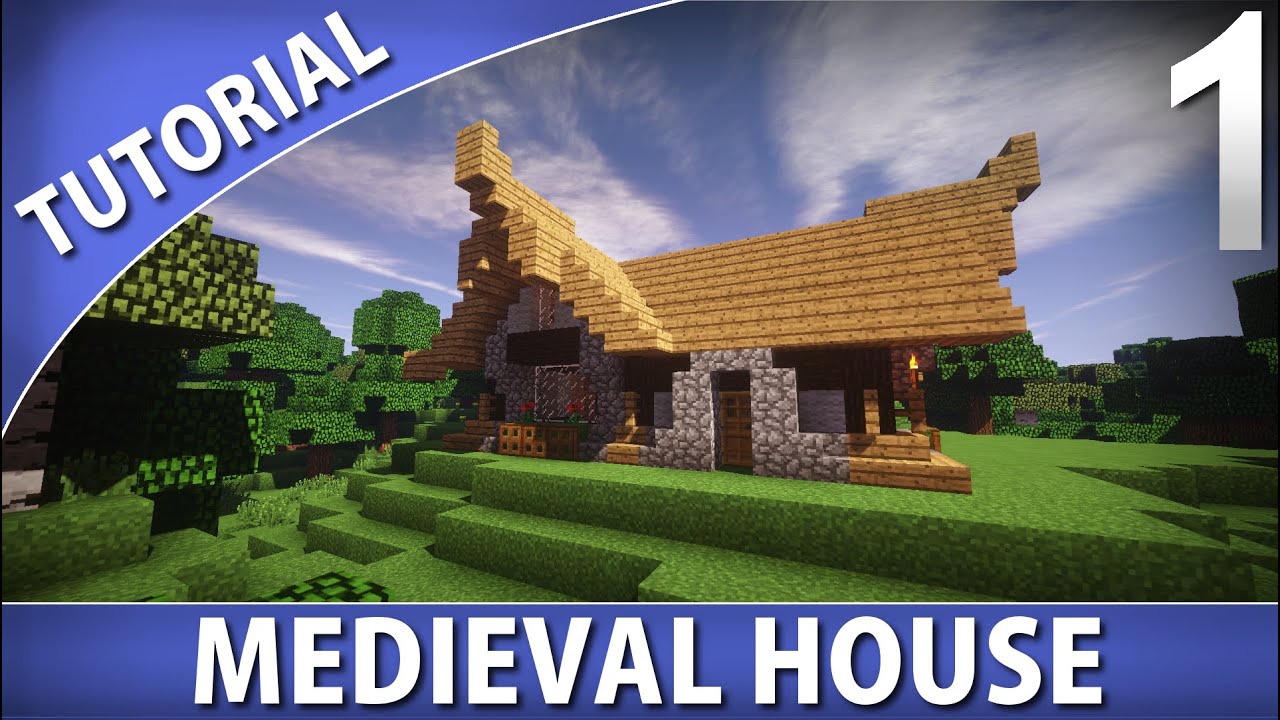 Minecraft Tutorials - Medieval House (Part 1/2) - YouTube