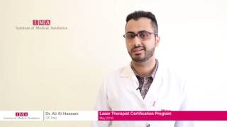 Dr. Ali Al-Hassani, May 2016, Laser Therapist Course