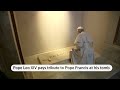 Pope Leo XIV pays tribute to late Pope Francis at his tomb | REUTERS