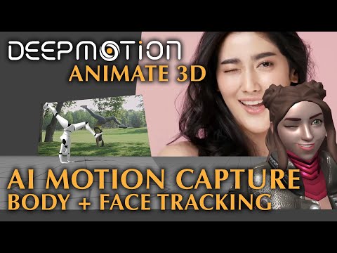 DeepMotion's Animate 3D is the leading solution for Al markerless motion capture. Easily create 3D animations from any video. Full-body + face tracking has never been easier, no suits or hardware needed.