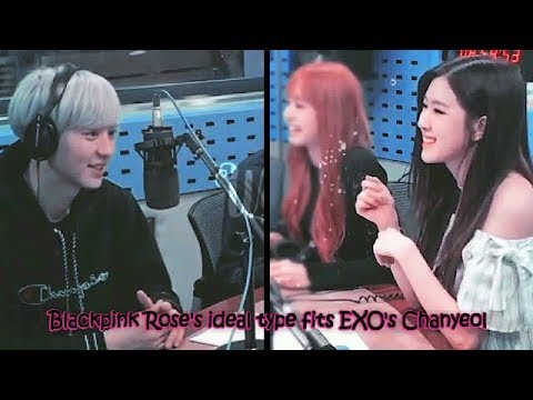 Blackpink Rosé's ideal type fits EXO's Chanyeol