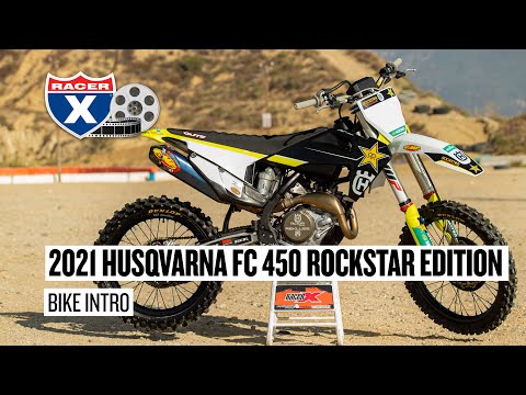 2021 Husqvarna FC 450 Rockstar Edition Motocross Bike Test & First Look