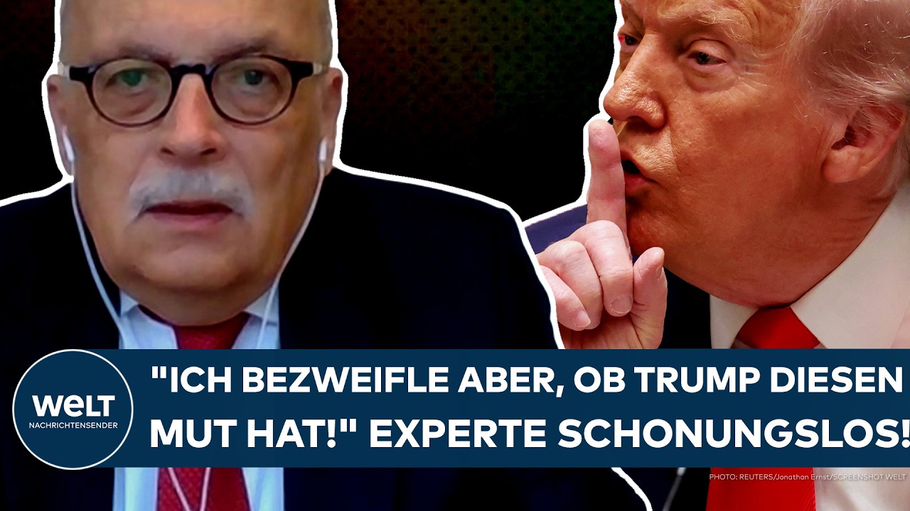 USA: "Ich bezweifle aber, ob Trump diesen Mut hat!" Experte schonungslos!