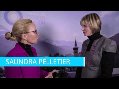 WEF Davos 2014 Hub Culture Interview with Saundra Pelletier