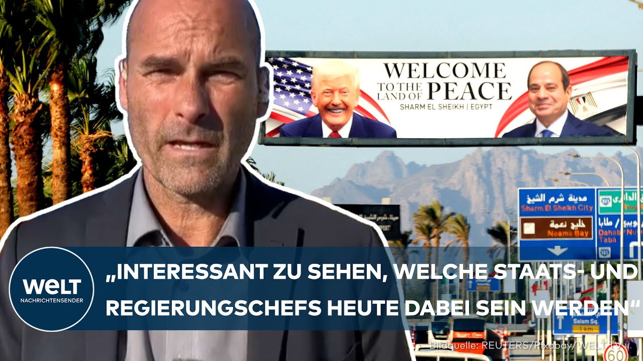 FRIEDENSKONFERENZ IN ÄGYPTEN: "Trump wird sich feiern lassen!" - Das dürfen wir vom Treffen erwarten