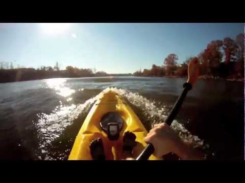 GoPro HD: Ocean Kayak Scrambler XT Angler Edition Stability Test In ...