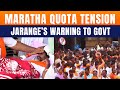 Maratha Quota Showdown: Jarange Patil Defiant As Bombay HC Orders Protesters To Vacate | News9