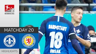 Late Goal Ensures Decision | Darmstadt 98 — Braunschweig 2-1 | All Goals | MD 20 – Bundesliga 2