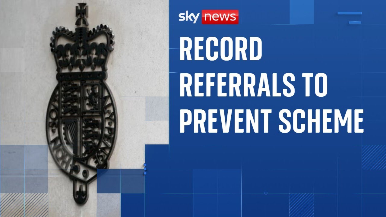 Highest ever number of referrals to anti-extremism scheme recorded